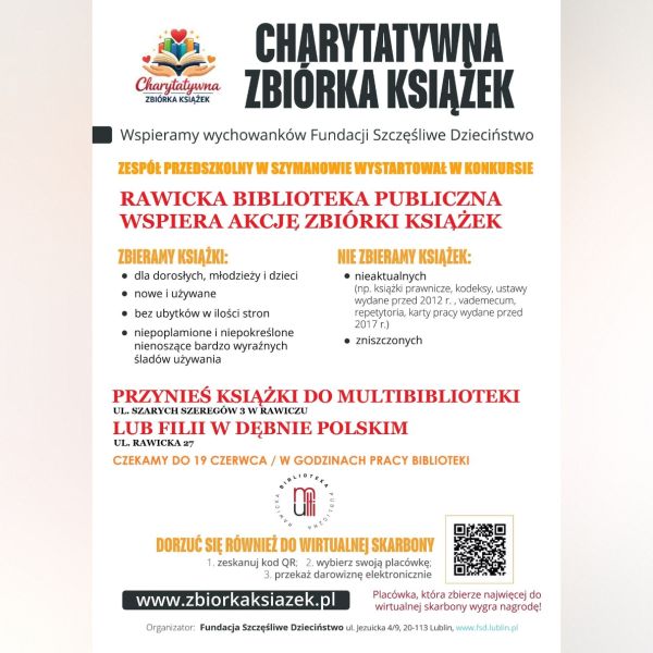 Charytatywna zbiórka książek
