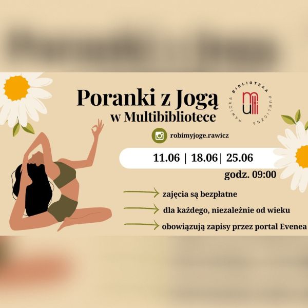 Poranki z jogą w Multibibliotece!